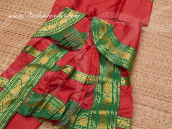10 years (30 size) Kids Bharatanatyam Dress Small Size Costume buy online