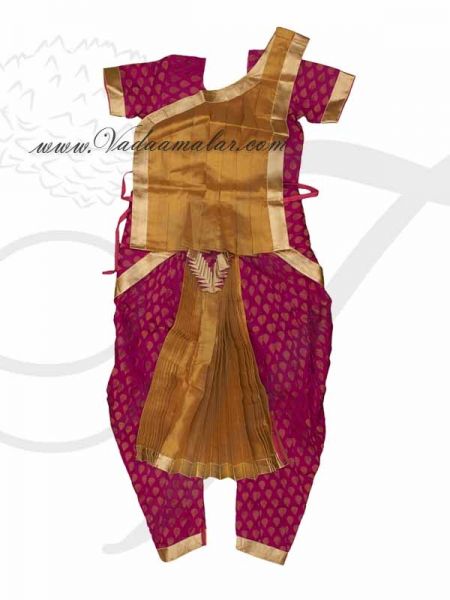 38 Size Ready Made Bharatanatyam Pant Model Costume Dress Available to Buy Online