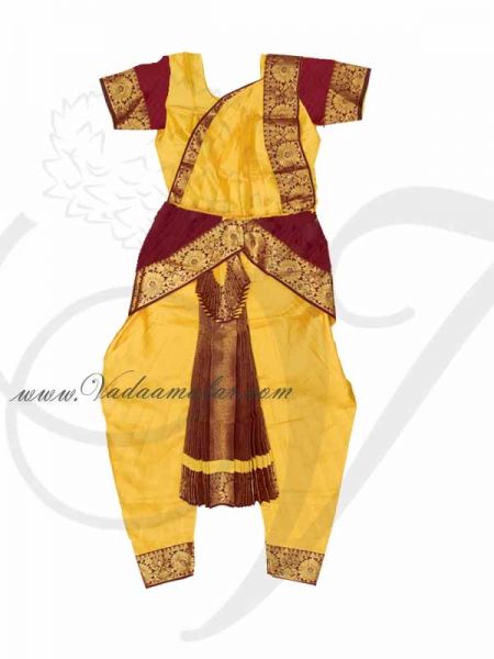 Bharatanatyam Pant Model Costume Ready to Wear Made Dress Available to Buy Online