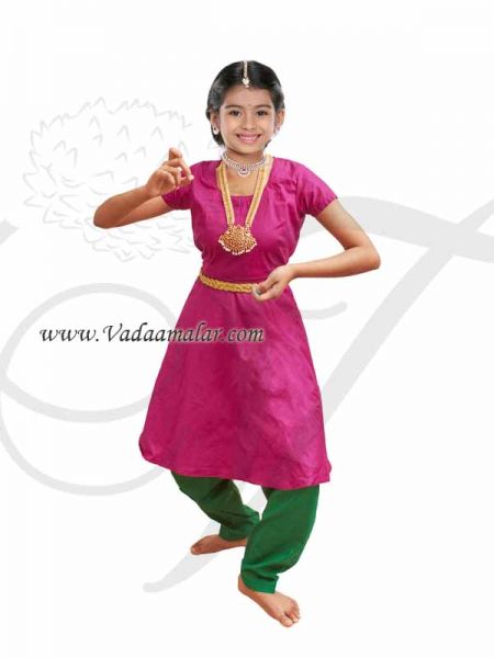 Kuchipudi Dance Kids Practice Learning Salwar kameez Set Costume India Buy Online