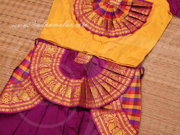 Ready to wear Made Skirt and Blouse Dance Dress Semi Classical Indian Dresses Costumes Buy