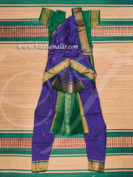 Bharatanatyam Dress Ready to Wear Pant Model Costume Available to 40 size 