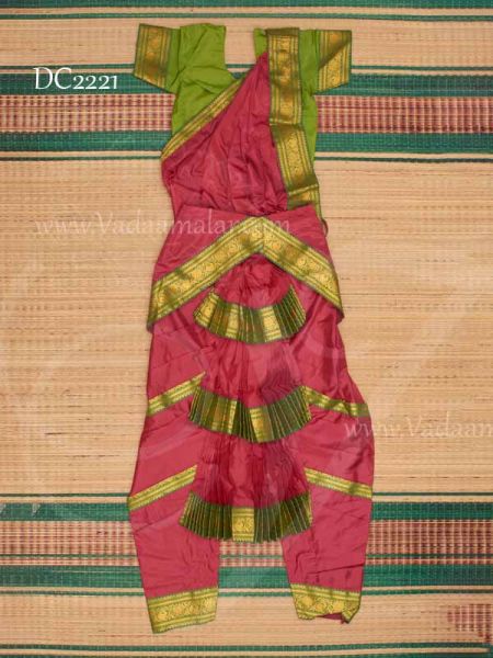 Bharatanatyam Costume Pant Model Ready in Stock Made Dress 40 Size