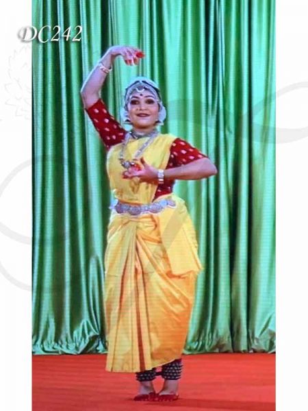 Kuchipudi Baratanatiyam Dance Saree Costumes Saree pattern Customised Stitching