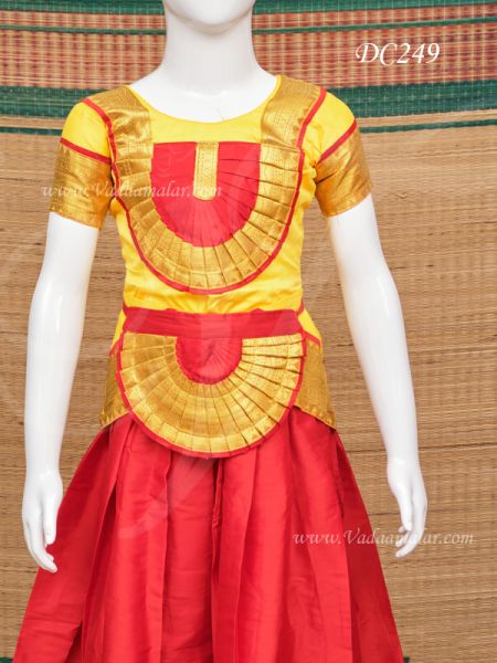 Childrens Costume South Indian Pavada Pavadai Chatta chattai Skirt Blouse 