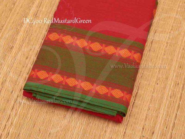 Red Dance Saree Bharatanatyam Kuchipudi Practice Sari Buy Now 5.5 Meter