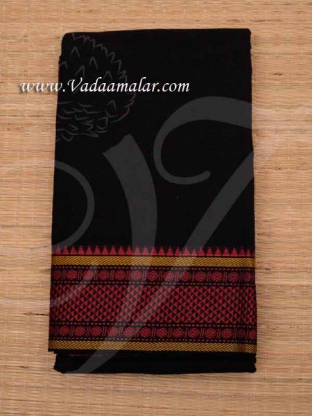 Black Dance Saree Bharatanatyam Kuchipudi Practice Sari Buy Now 5.4 Meter