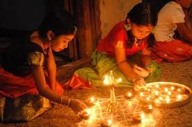 Simple Indian Clay Diyas Oil Lamps Light Deepam