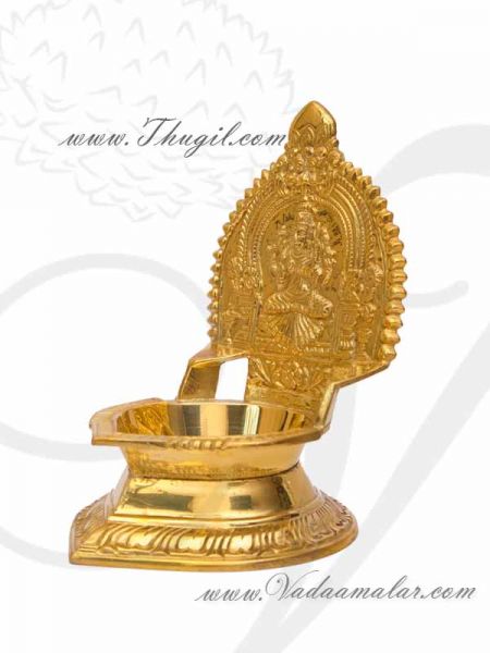 Kamakshi Lamp Vilakku Brass Diyas Buy Now from India 6 inches 