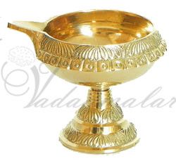 6 pieces Kuber Diya In Brass Pooja  Lamps Deepam For Decorations 2