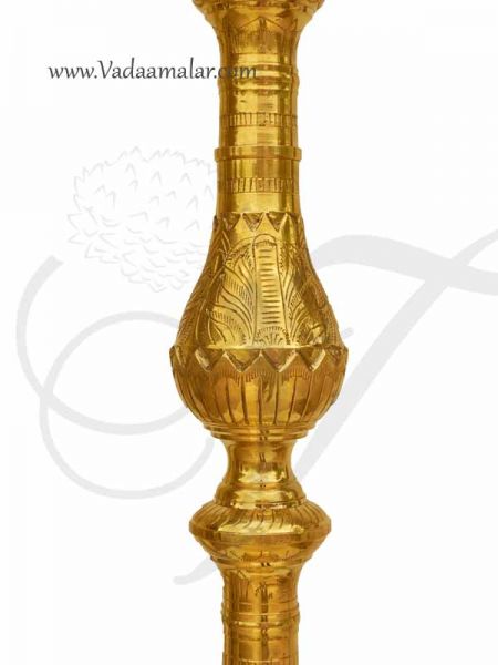 5 feet Brass Swan Standing Brass Diya Vilakku Annam Kumbakonam Lamp Buy Now 38 kgs