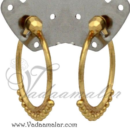 Trendy Gold color Jhumkas Earring ring type Earrings 
