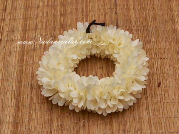 Off White Jasmine design Artificial Flower Strand For Hair / Braid Decorations Buy Now