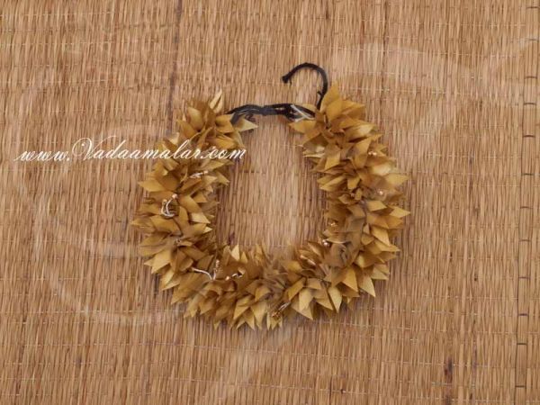 Gold Colour Flower Band Veni for hair braid Indian Wedding Buy Now