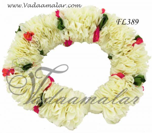  Jasmine flower Phool Veni Flower Ring For Hair Braid Bharatanatyam Kuchipudi