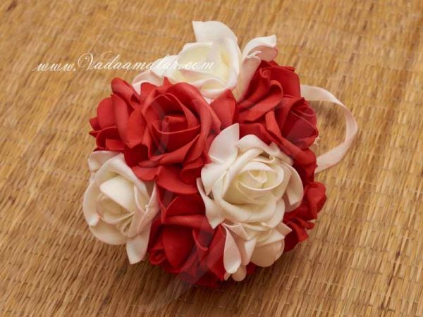 Wedding Foam Rose Flower Ball For Flower Kissing Balls Party Bouquet 14cm Newest 
