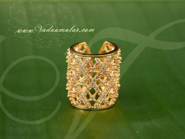 American Diamond Stones Finger Ring Buy Online