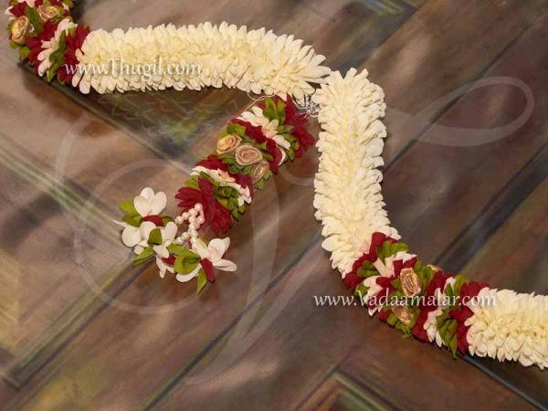 10 feet Long Indian Design Jasmine Flower Door Decorative Synthetic Buy Now