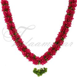 Gorgeous pink color artificial wedding synthetic garlands maala garland collection-1 piece