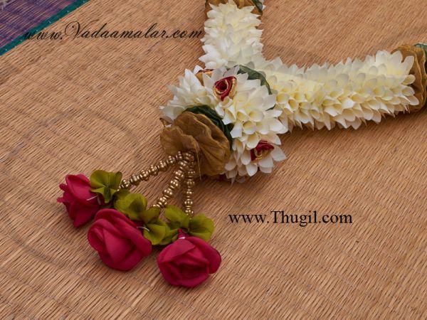 Wedding synthetic jasmine garlands maala garland