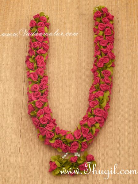 Pink Color Wedding synthetic rose garlands maala garland - 1 piece