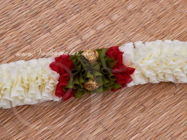 Small Size Flower Garlands Mala Synthetic deocrations Available Online 16 inches