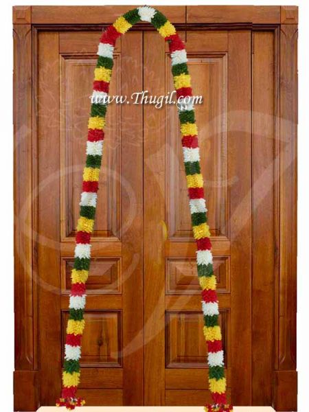 Andal Malai Long Swamy Alankaram Flower Decorations 58 inches
