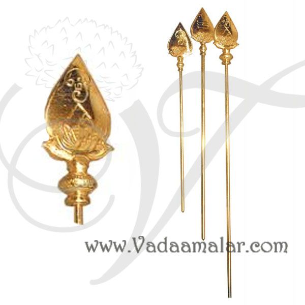 3 feet / 36 inches Vel for Murugar Murugan Shakti Brass Metal Symbol weapon Online