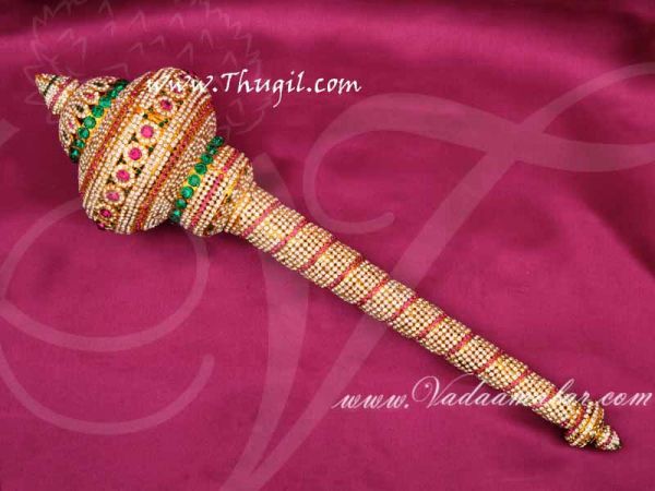 Lord Hanuman Gada Mace Weapon Jewellery Hindu God 20 Inches 