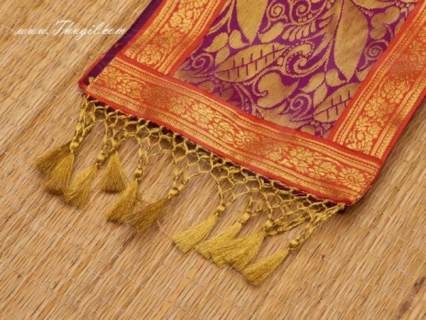 8 x 14 Gold Poly Cotton  Shawl Gift Stole for Murthi Deity Buy now