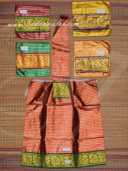 5 colour Skirt Pavadai Dress Amman Durga Devi Shakthi Idols Staues Buy Now