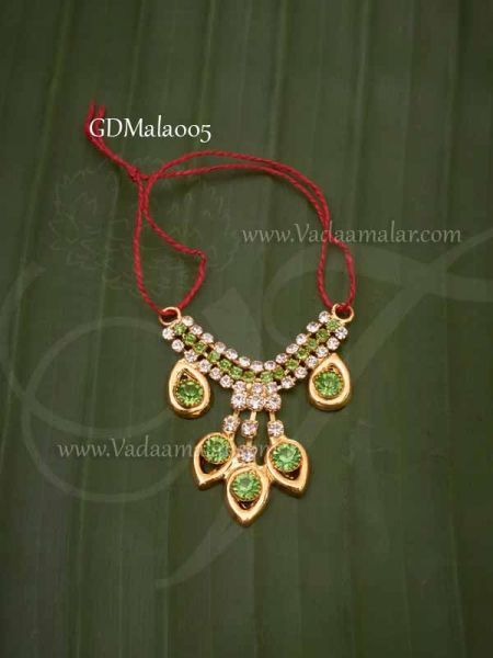 Necklace Small Size Deity Jewellery For Hindu Small Idols  Jewellery Buy Now 1.2
