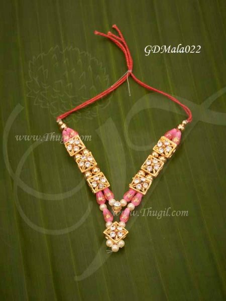 Necklace Small Size Statue Jewellery For Hindu Small Idols 2.8 inches