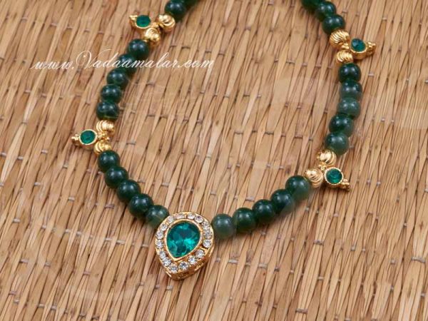 Small Size Deity Necklace Jewellery Beads Ornament for Hindu  For Small Idols-4