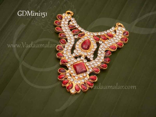Necklace Small Size Deity Jewellery For Hindu Small Idols 2.8 inches