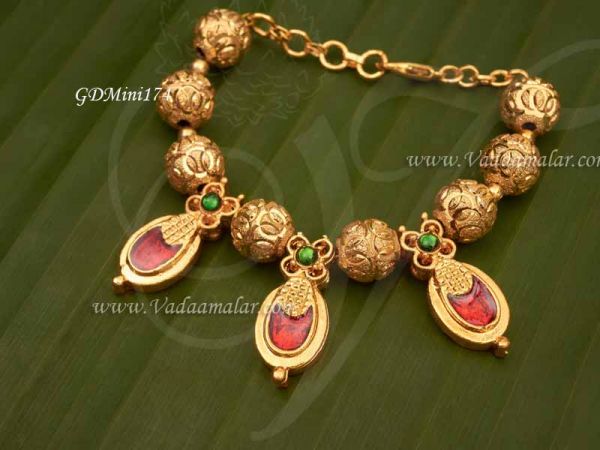 Necklace Small Size Deity Jewellery For Hindu Small Idols 2