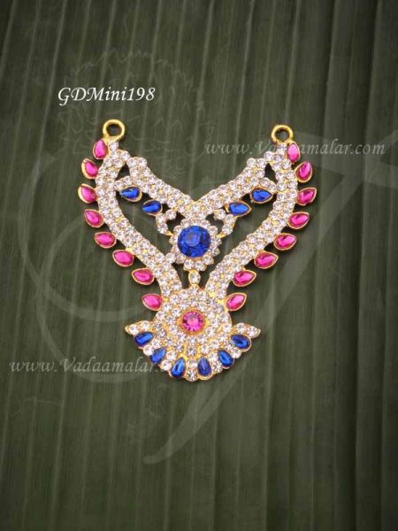 Necklace Small Size Deity Jewellery For Hindu Small Idols 2.5 inches
