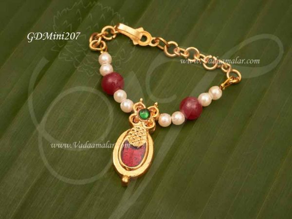 Necklace Small Size Deity Jewellery For Hindu Small Idols - 2.5 inches
