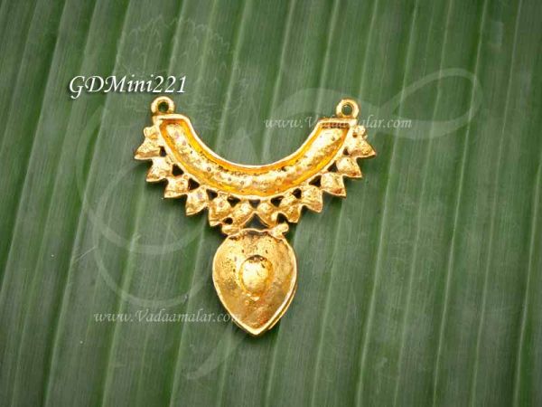 Necklace Small Size Deity Jewellery For Hindu Small Idols 2 inches