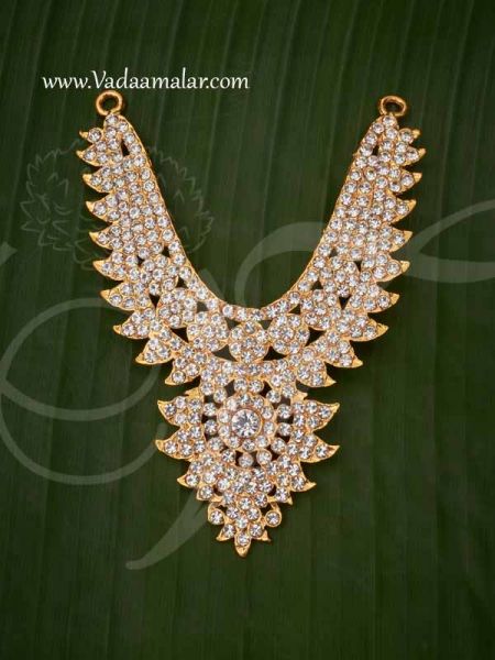  Kavasam Step Necklace Hindu Idol Ornaments Haaram Jewellery  4