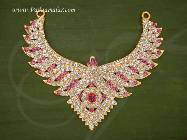 Necklace For Hindu Idol Ornaments Haaram Jewellery Buy Now 3.5