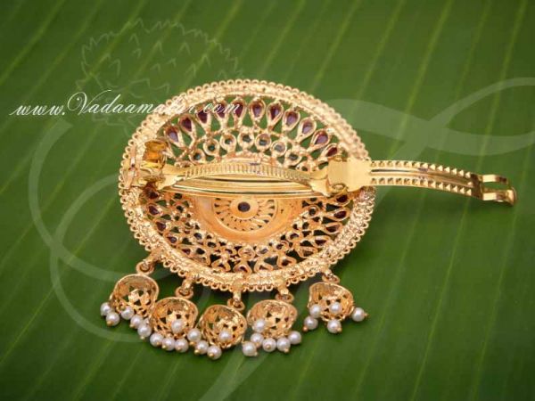 Antique design hairclip ornament for Indian design