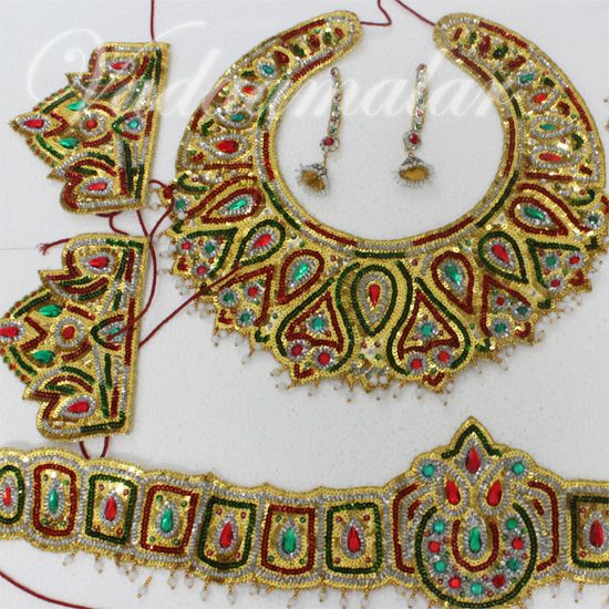 Hindu Goddess Fancy Dress Jewelery Indian Princess Queen Maharani Accessories
