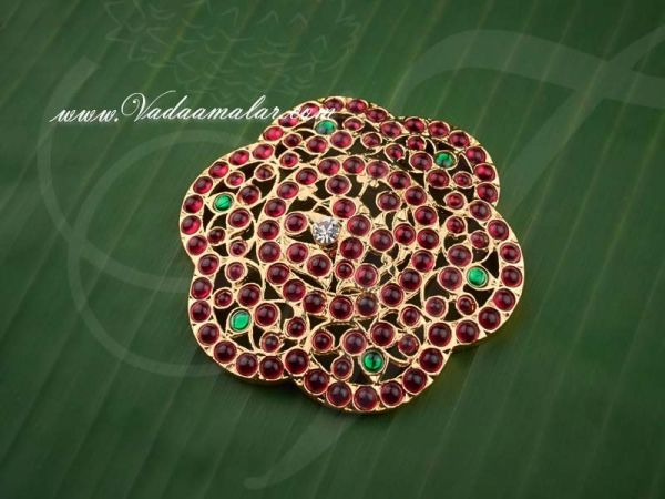 Gold Plated Rakodi First Qaulity Stones Hair Ornament Buy Now