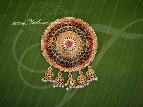 Antique design hairclip ornament for Indian design