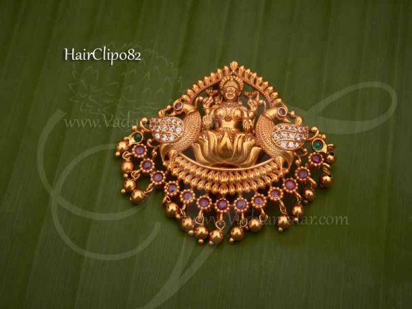 Antique lakshmi Design Hairclip Ornament For  Hair Bunclip Wedding Buy Now