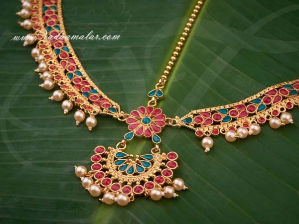 Antique Design Maang Tikka Head Set Indian Bridal Jewellery