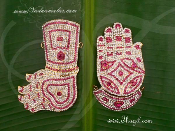 Swami Alankaram Hastham Gods and Goddesses Temple Jewelry Ornaments Buy Online