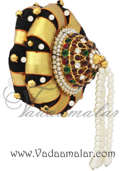 Andal Kondai Side Braid Knot Bharatanatyam Accessories
