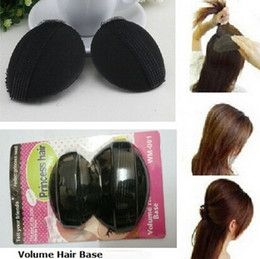 Synthetic Black False Bun Padding for Volume Hair Base Bump Styling Insert Pad Makeup
